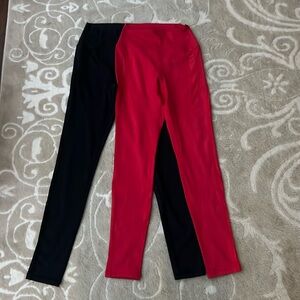 Two buffbunny leggings queen bee